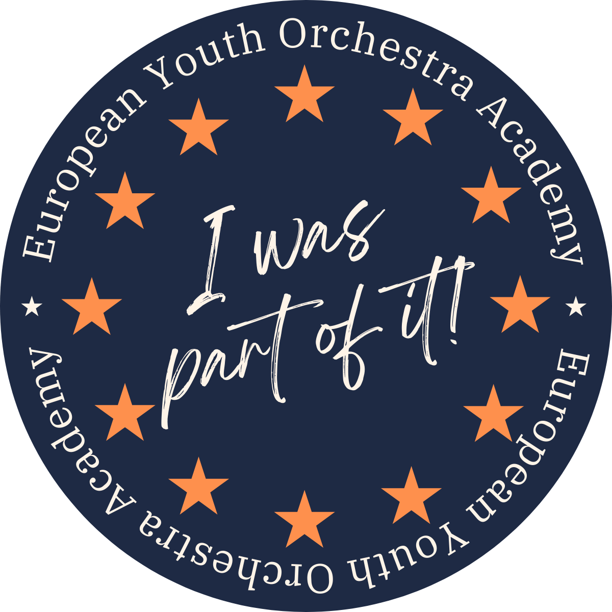 Sticker EYOA "I was part of it"
